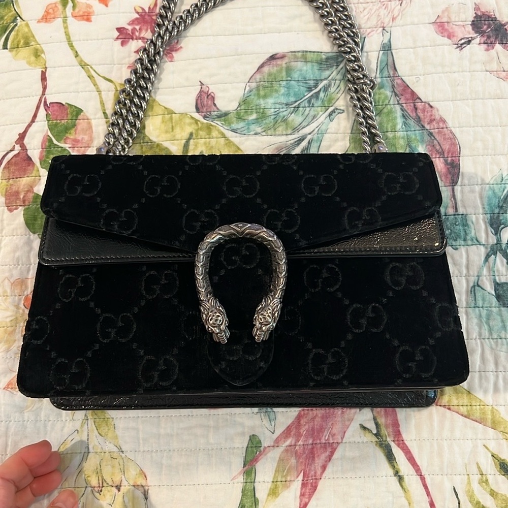 Gucci Black Velvet Dionysus…. i think this is medium - Picture 14 of 14